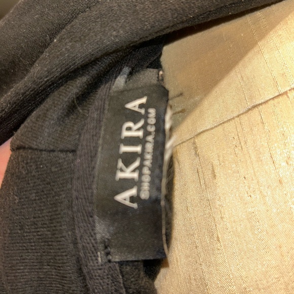 AKIRA Black Hoodie with mesh rhinestone arms - Picture 6 of 6